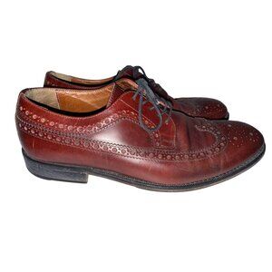 Aldo Mens Dress Shoes Sz 11 Brown Leather Wingtip Classic Formal Wedding Career